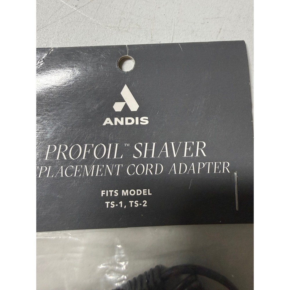 Andis ProFoil Shaver Replacement Cord Adapter for TS-1 TS-2 Models 17295 Black - Picture 2 of 3